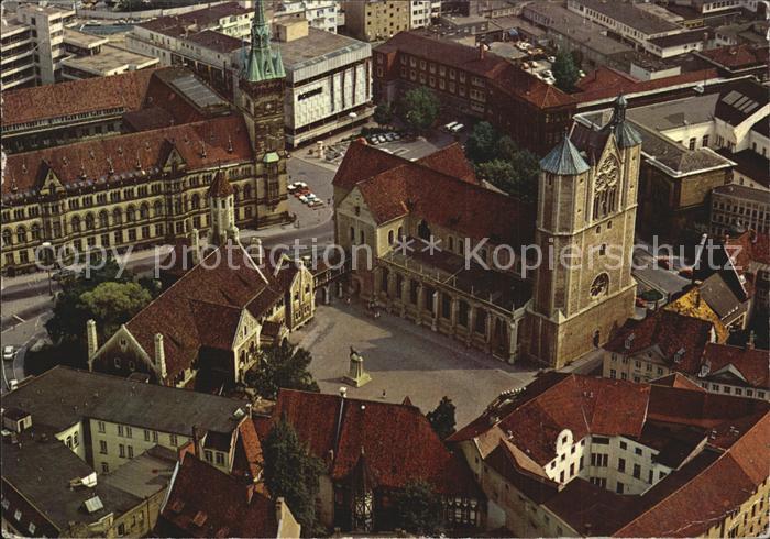 BRAUNSCHWEIG  CITY Burgplatz Rathaus Luftbild