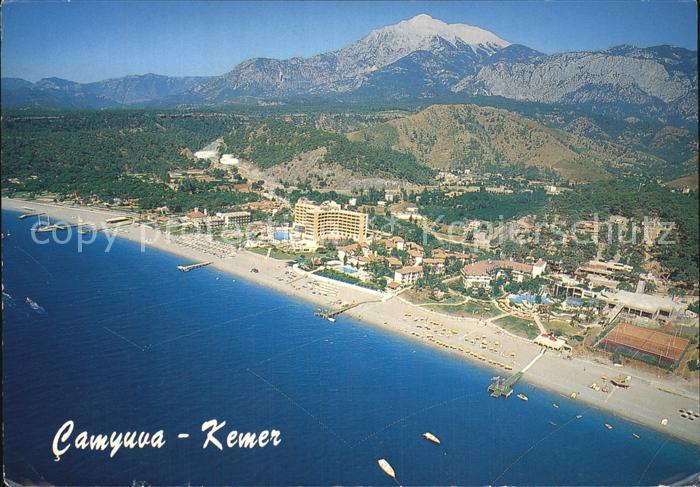 Kemer Tuerkei Turkey Tuerkei Strand Panorama Luftbild