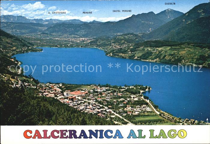 Calceranica al Lago Fliegeraufnahme