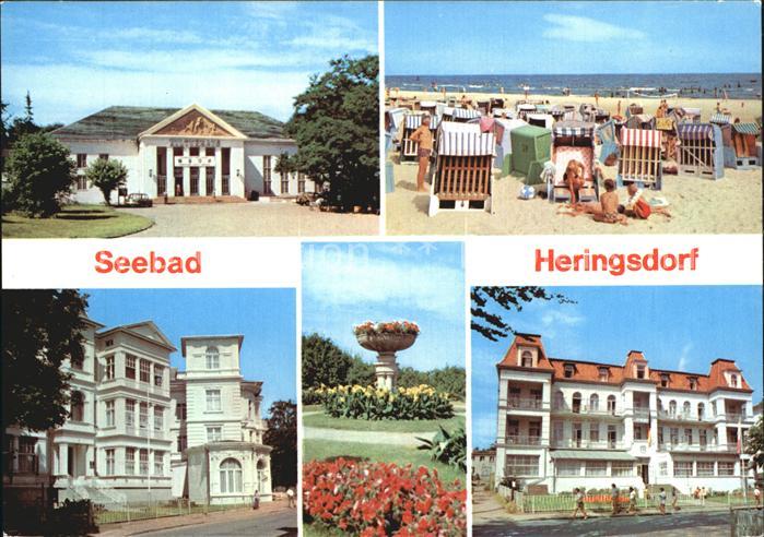 Heringsdorf Ostseebad Usedom Kulturhaus Strand Erholungsheim Heimat