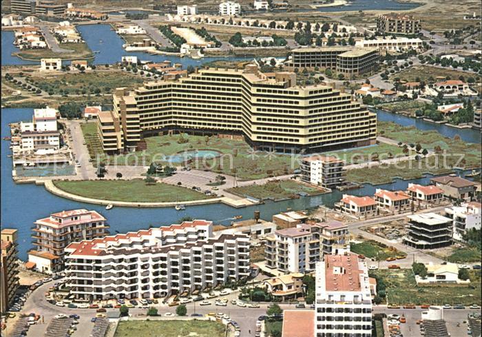 Rosas Costa Brava Cataluna Fliegeraufnahme Santa Margarita