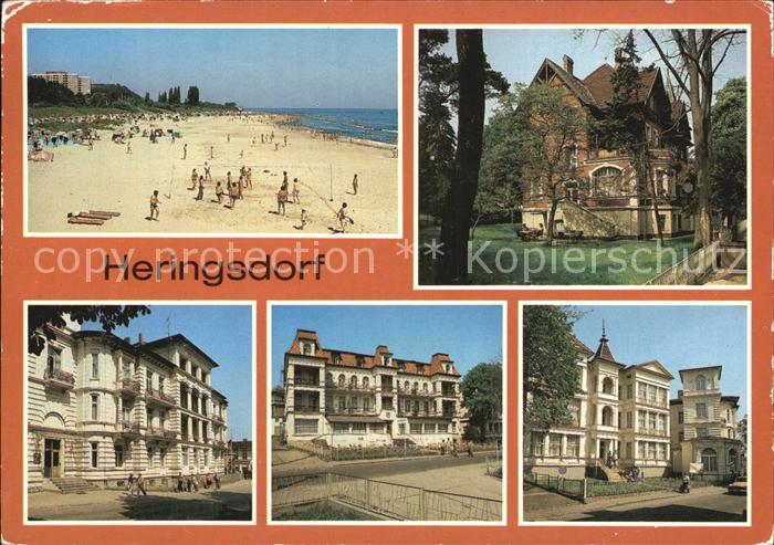 Heringsdorf Ostseebad Usedom Strand Erholungsheime Neptun Camara M'Balia Giusepp