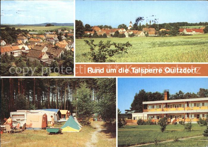 Quitzdorf See Rund um die Talsperre Gross Radisch Campingplatz