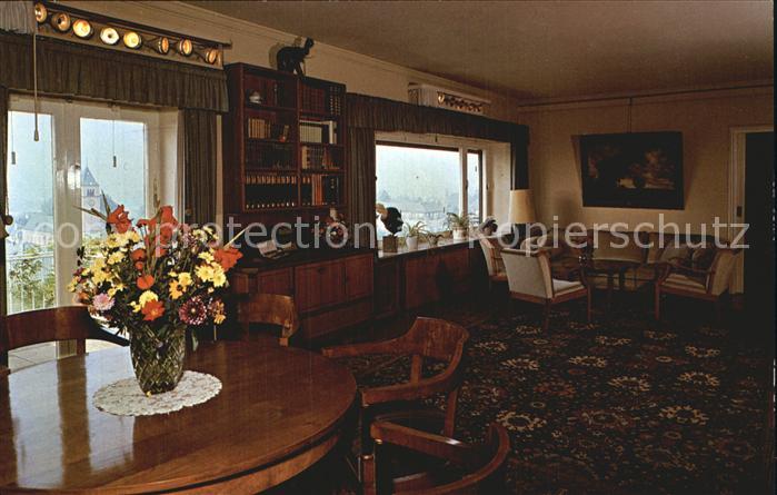 Bad Honnef Bundeskanzler Adenauer Haus  Wohnzimmer