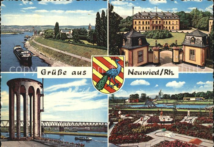 Neuwied Rhein Minigolf Schwimmbad Rheinpartie Schloss
