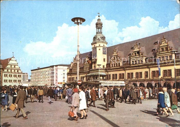 LEIPZIG Sachsen Altes Rathaus Markt