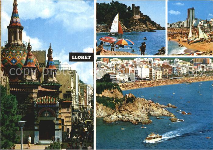 Lloret de Mar Kirche Bucht Strand