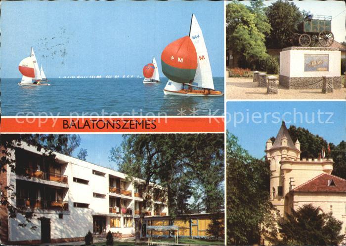 Balaton Plattensee Ferienheim Burg Denkmal Segelregatta