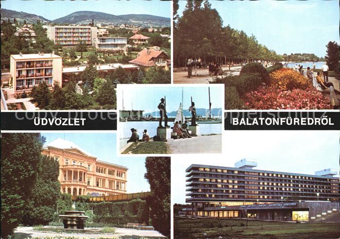 Balatonfueredroel Schwimmbad Parkanlage mit Villa