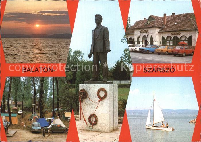 Balatonszarszo Denkmal Campingplatz Meer