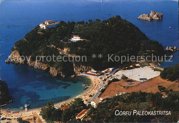 Paleokastritsa Korfu Fliegeraufnahme