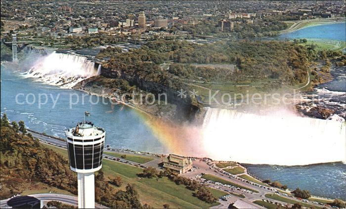 Niagara Falls Ontario General view with the Heritage Tower in foreground