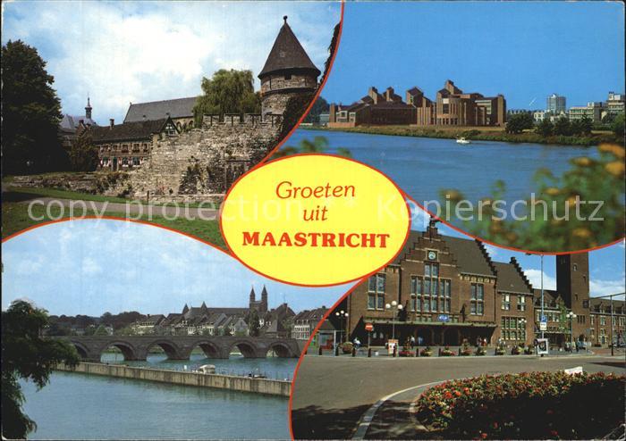 Maastricht Stadtmauer Turm Gouvernement Bruecke