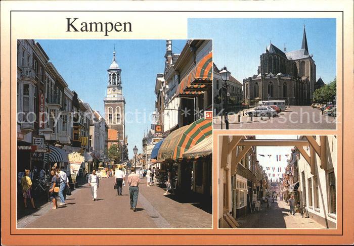 Kampen Niederlande Fussgaengerzone Kirche