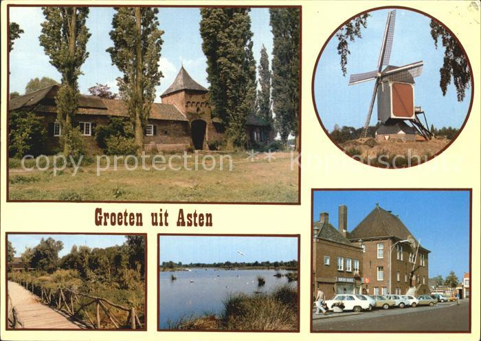 Asten Niederlande Windmuehle Hochmoor Steg