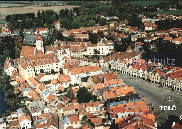 Telc Letecky pohled Fliegeraufnahme