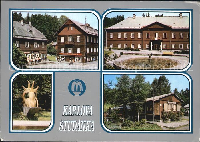 Karlova Studanka Touristen und Erholungszentrum Bile Opavy Tal Denkmal