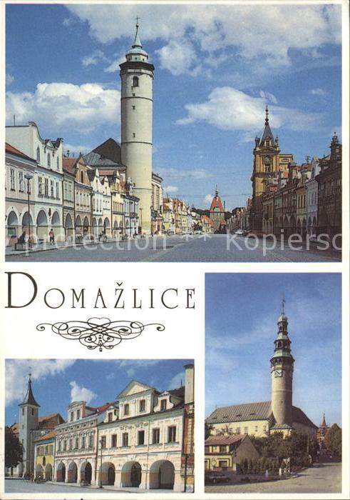 Domazlice Marktplatz Rathaus Turm