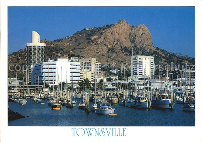 Townsville Queensland View of Ross Creek and City looking towards Castle Hill Ya