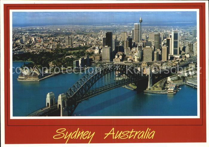 Sydney New South Wales Harbour Bridge Opera House City Centre Sydney Tower aeria