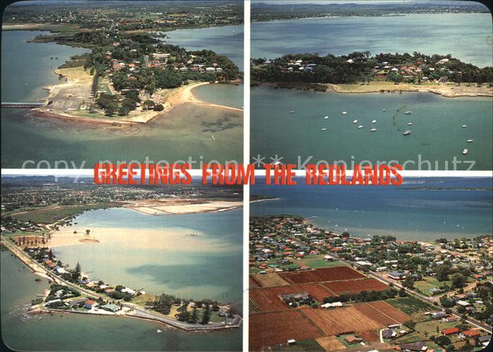 Redlands Queensland Wellington Point Cleveland and Redland Bay aerial view