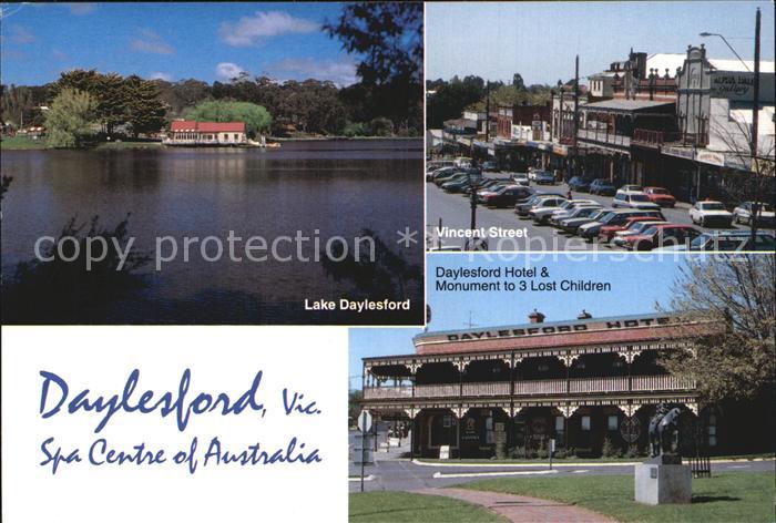 Daylesford Lake Vincent Street Hotel Monument to 3 Lost Children