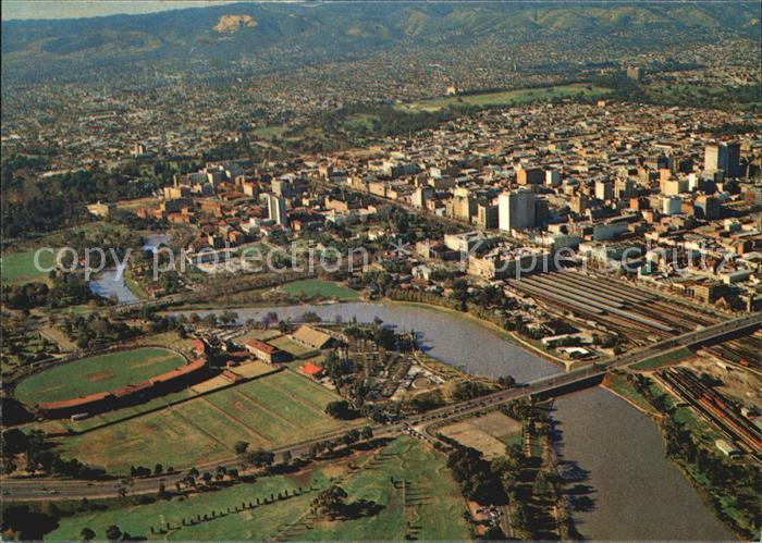 Adelaide Torrens River aerial view