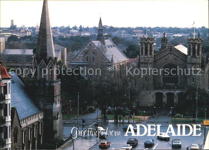 Adelaide Corner of Pulteney Street and North Terrace Church University's Bonytho