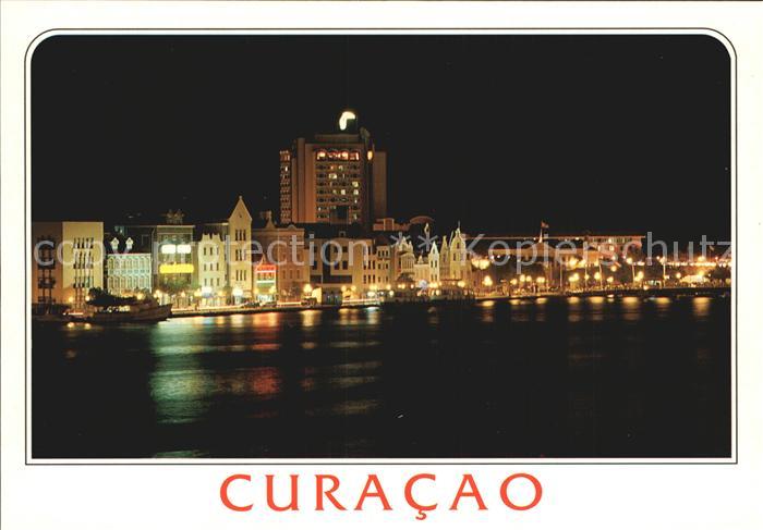 Curacao Niederlaendische Antillen Night view