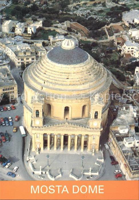 Malta Mosta Dome Fliegeraufnahme