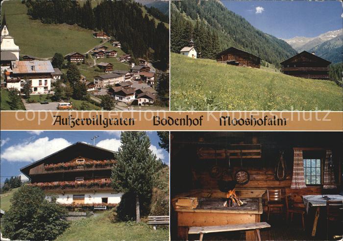 Ausservillgraten Mooshofalm Bodenhof Urlaub auf dem Bauernhof Sommerpanorama Alp