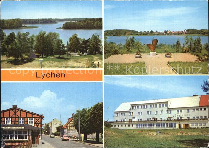 Lychen Grosser Lychensee Nesselpfuhlsee Cafe Alte Muehle Stadtmauer Ferienzentru