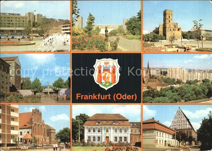 Frankfurt Oder Hotel Stadt Frankfurt Karl Marx Strasse Rathaus Botanischer Garte
