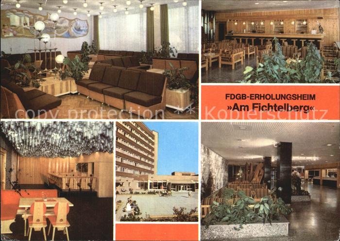 Oberwiesenthal Erzgebirge FDGB Erholungsheim Am Fichtelberg Buecherei Leseraum H