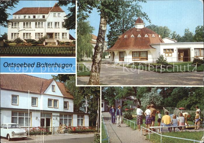Boltenhagen Ostseebad Zentrag Ferienheim Pavillon Bar Kurverwaltung Minigolfanla