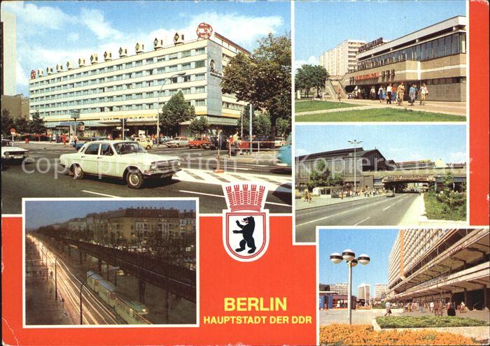 BERLIN  CITY Interhotel Unter den Linden Schoenhauser Allee Jugendklub Greifswal