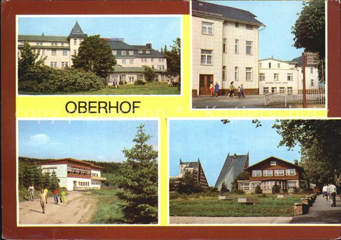 Oberhof Thueringen FDGB Erholungsheim Glueck auf Ferienheim Richard Eiling Schan