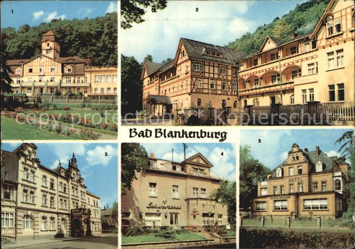 Bad Blankenburg FDGB Heime HO Gaststaette Schwarzatal Hotel Eberitzsch