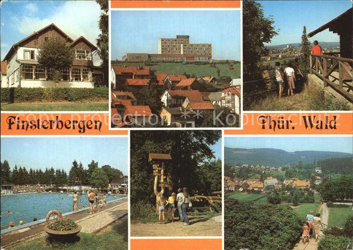 Finsterbergen Gaststaette Waldschloesschen FDGB Erholungsheim Wilhelm Pieck Bock