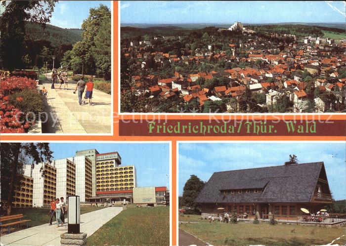 Friedrichroda Perthes Promenade Puschkinpark Adolphsblick FDGB Erholungsheim Aug