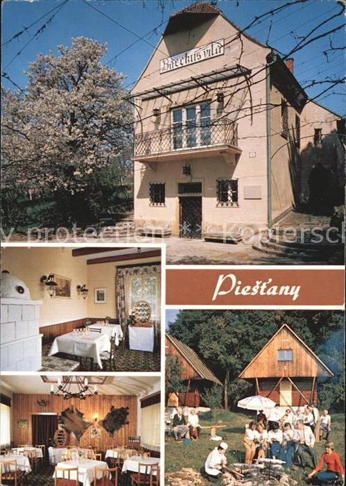 Piestany Bakchus Villa Interhotel Magnolia Lagerfeuer