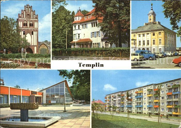 Templin Prenzlauer Tor FDGB Erholungsheime Rathaus Neubauten