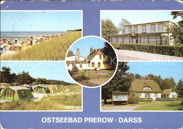 Prerow Ostseebad Strand FDGB Ferienheim Erholungsheim Campingplatz Rat der Gemei
