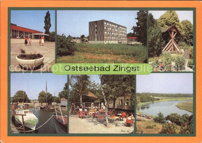 Zingst Ostseebad FDGB Erholungsheime Bettenhaus Glockenturm Hafen Milchbar Prero