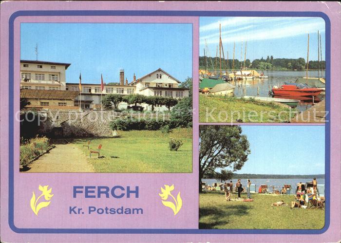 Ferch FDGB Erholungsheim Pierre Semard Badestrand Seglerhafen