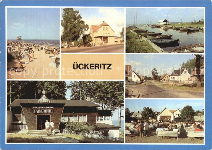 ueckeritz Usedom Strand Ratscafe Bootshafen Achterwasser Hauptstrasse Cafe Tanzb