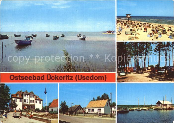 ueckeritz Usedom Achterwasser POS Ernst Thaelmann Hauptstrasse Strand Campingpla