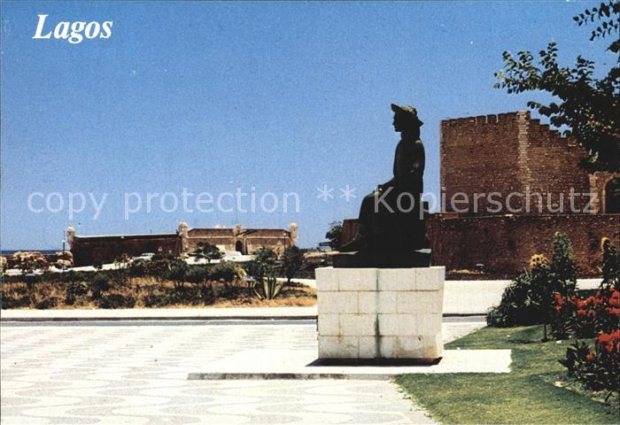 Lagos Algarve Portugal Denkmal Statue
