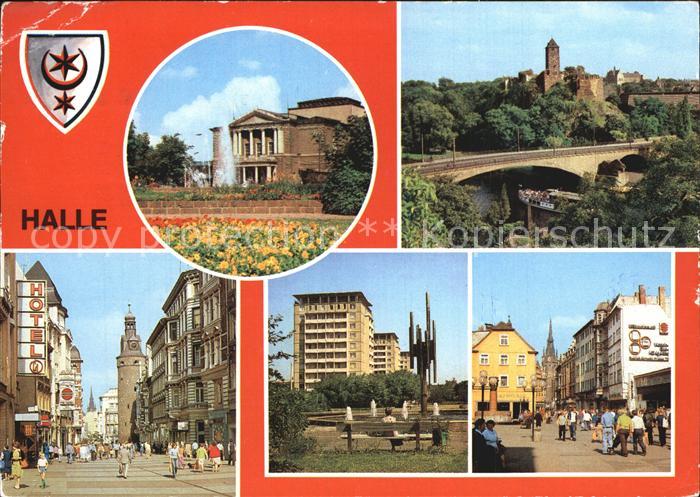 Halle Saale Theater des Friedens Burg Giebichenstein Klement Gottwald Strasse Ho