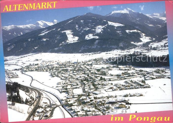 Altenmarkt Pongau mit Lackenkogel Fliegeraufnahme